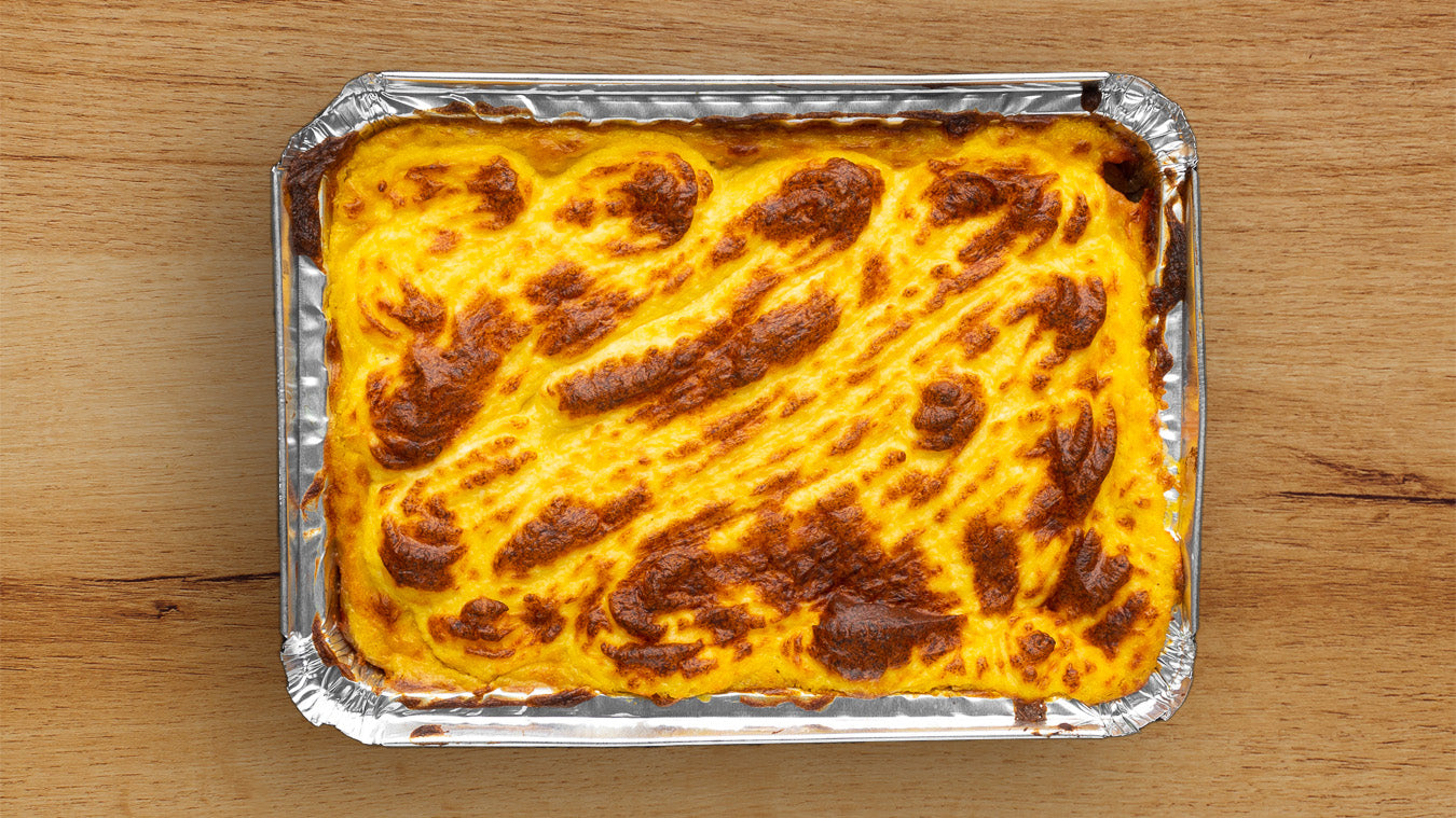 Moussaka tomatée de courge au yogourt de chèvre