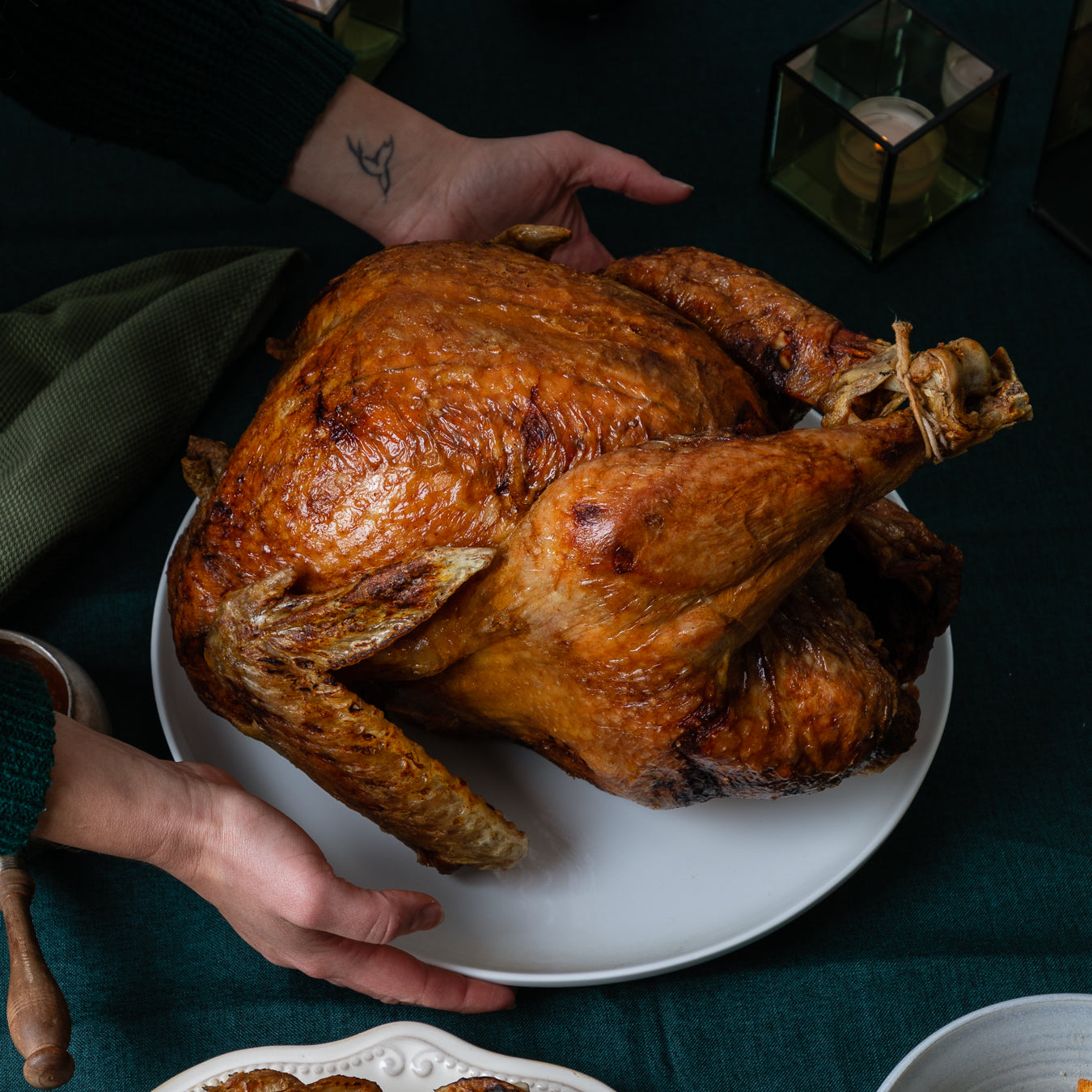 Dinde farcie au citron et piment brûlé