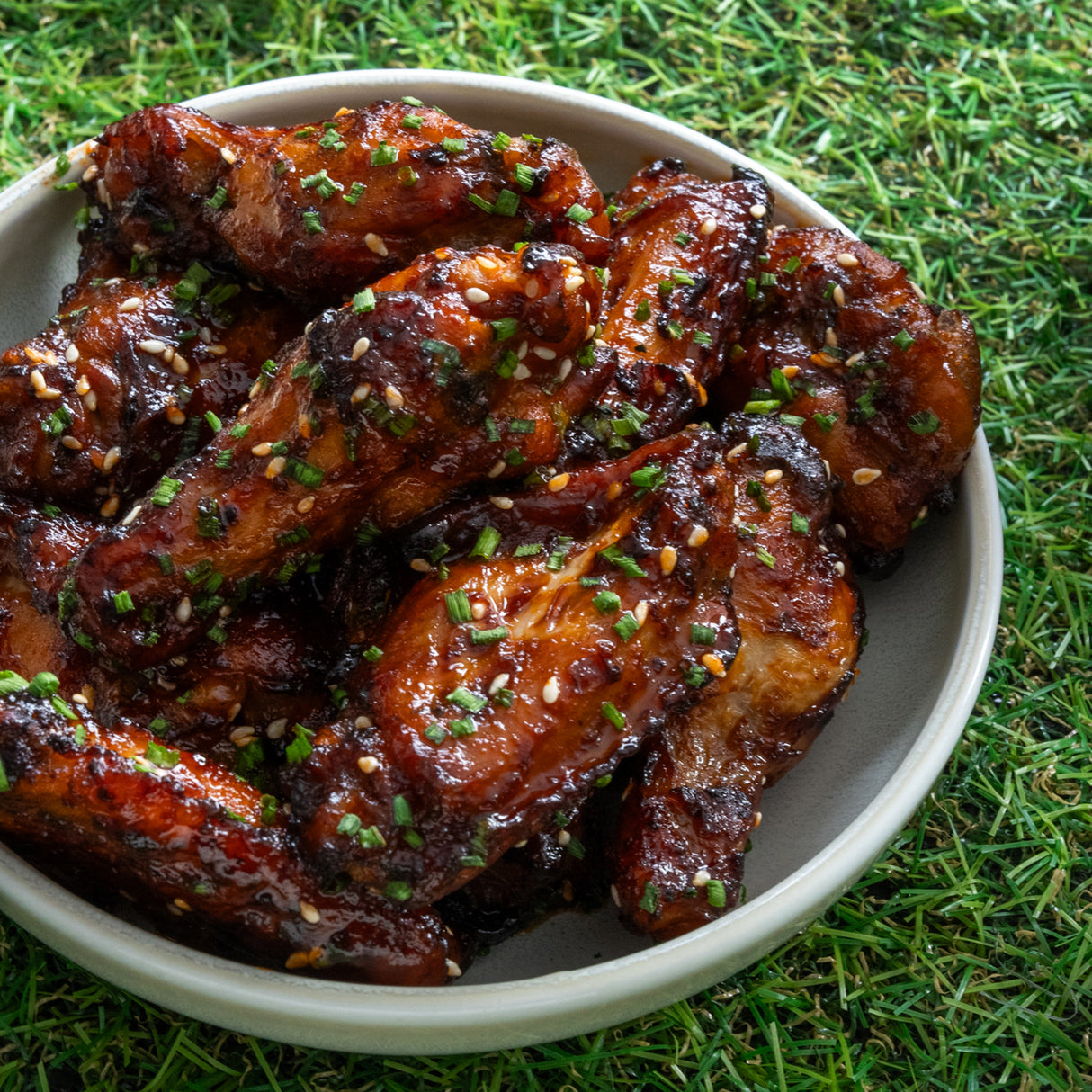 Quebec grain chicken wings, Korean BBQ sauce