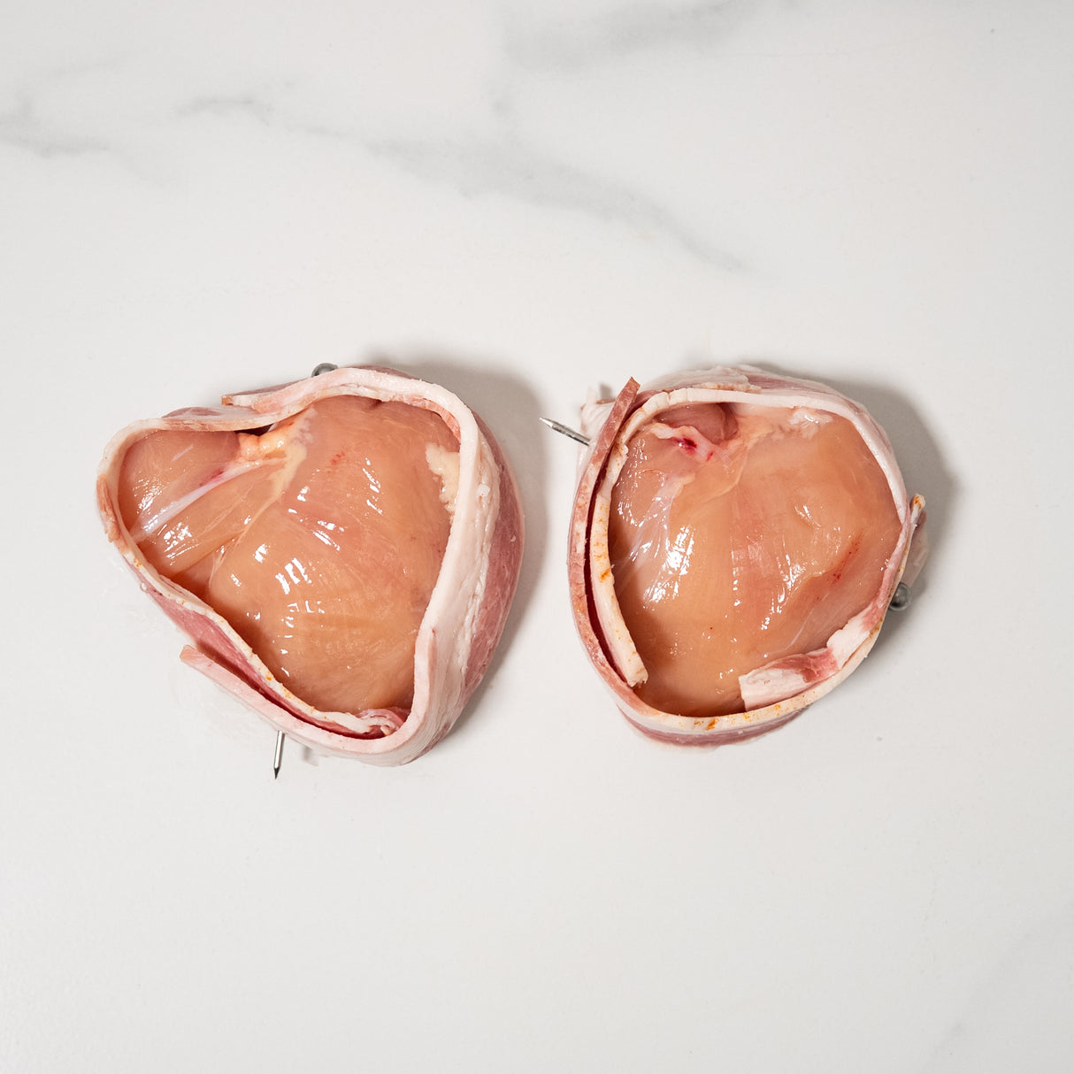 Tournedos de poitrine de poulet au bacon