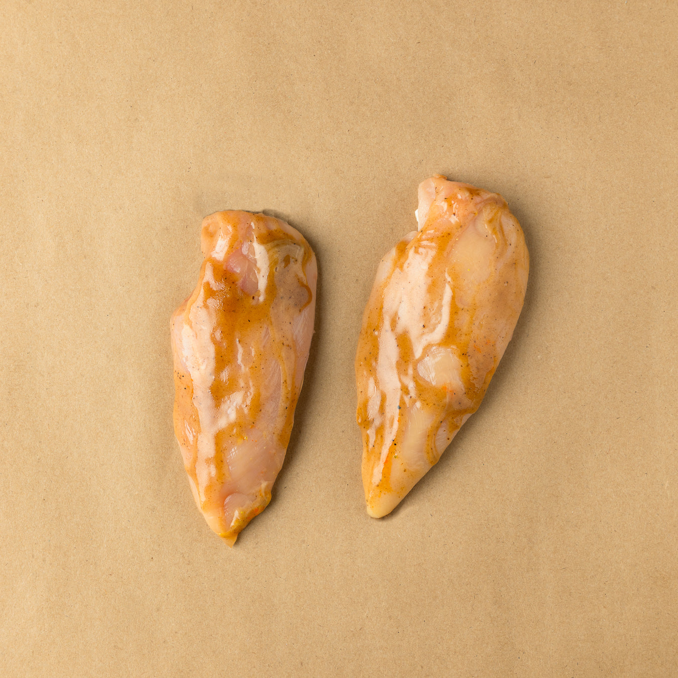 Poitrines de poulet de grain du Québec marinées