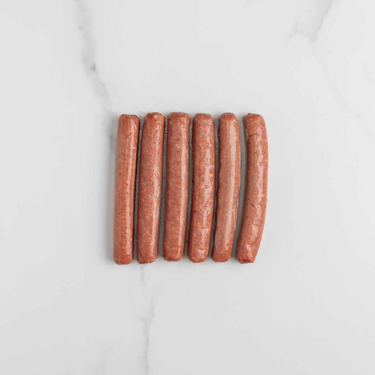 Saucisses hot-dog de boeuf et porc