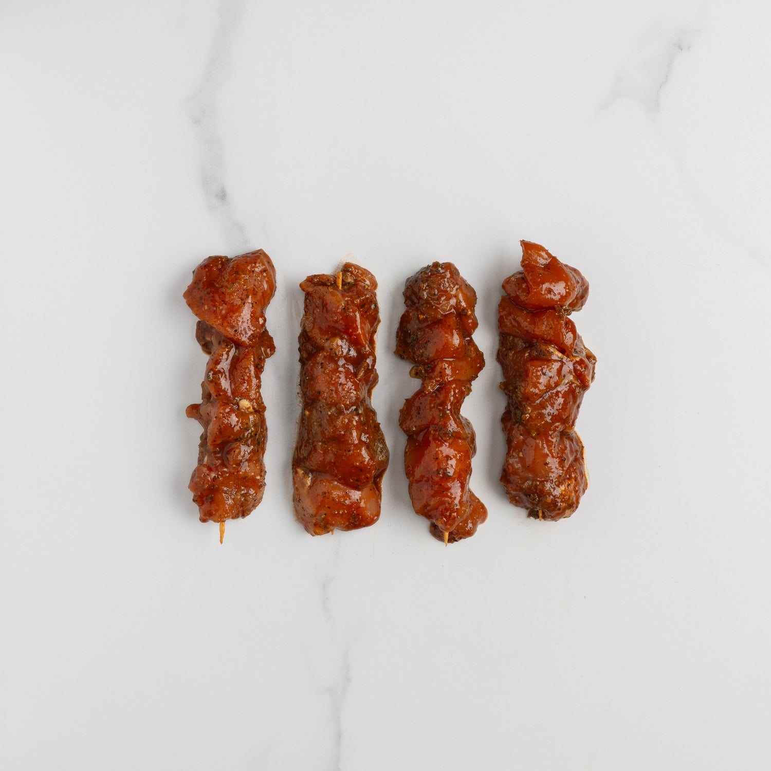 Brochettes de poulet du Québec marinées