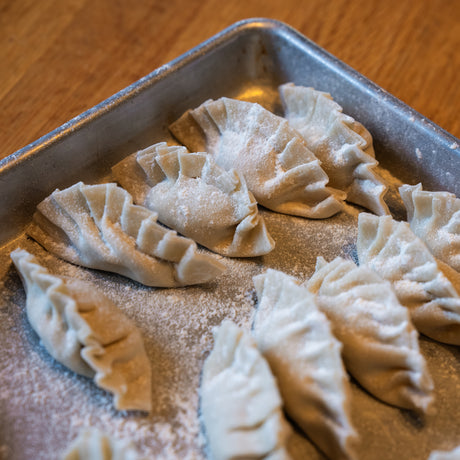 Pork, Leek, and Wild Garlic Dumplings (12 pieces)