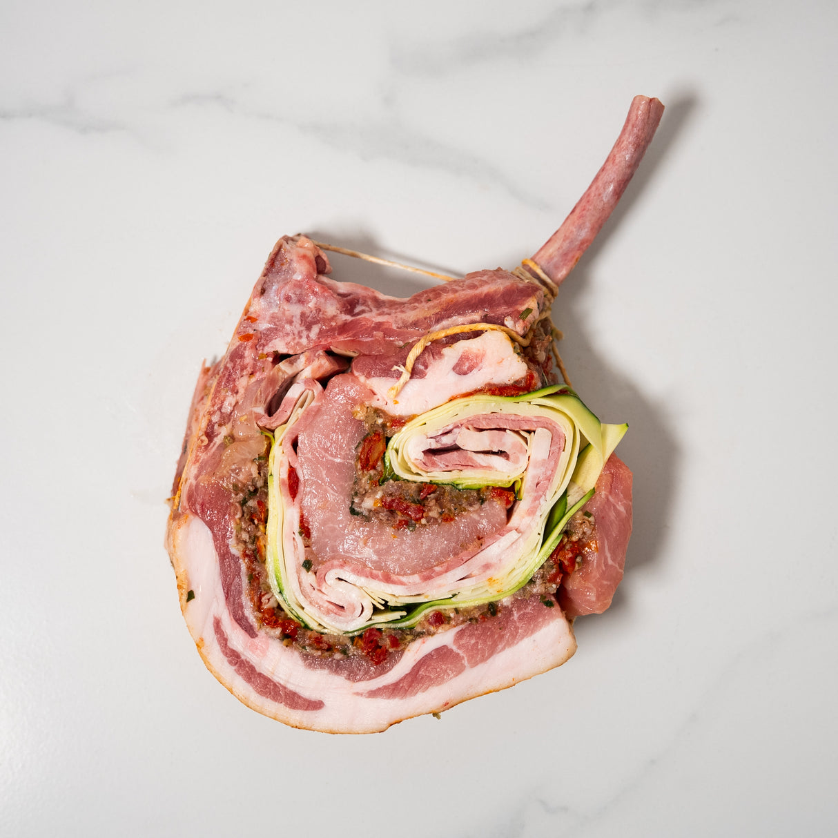 Stuffed pork chop