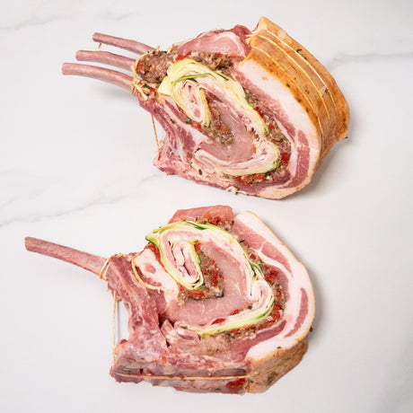 Stuffed pork chop