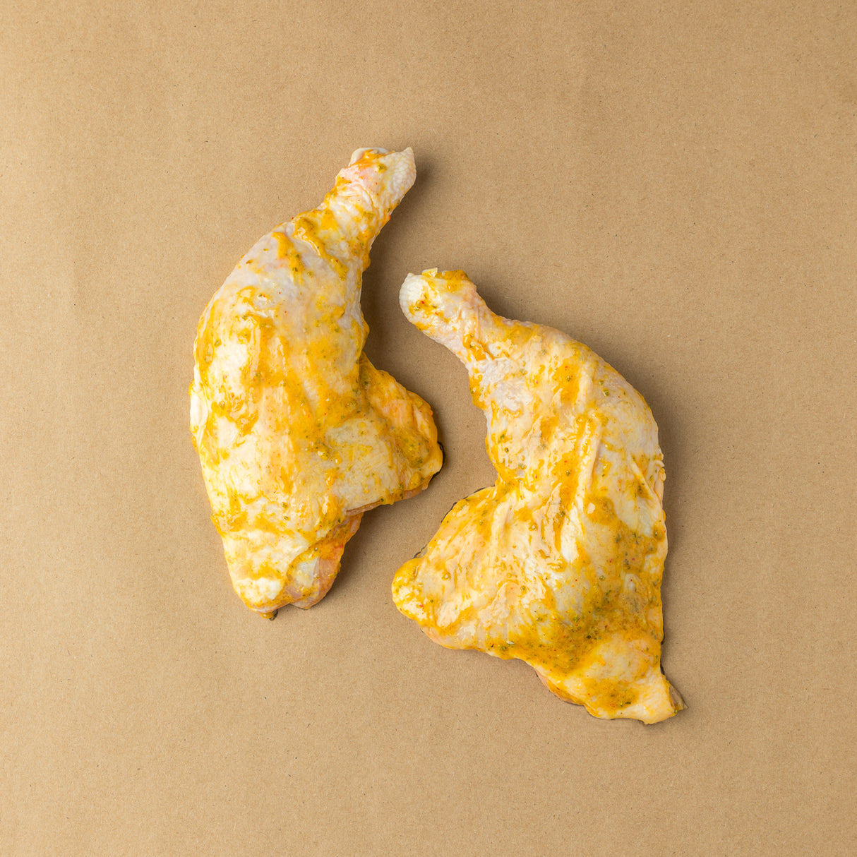 Cuisse de poulet de grain du Québec marinées