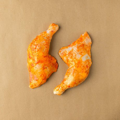 Cuisse de poulet de grain du Québec marinées