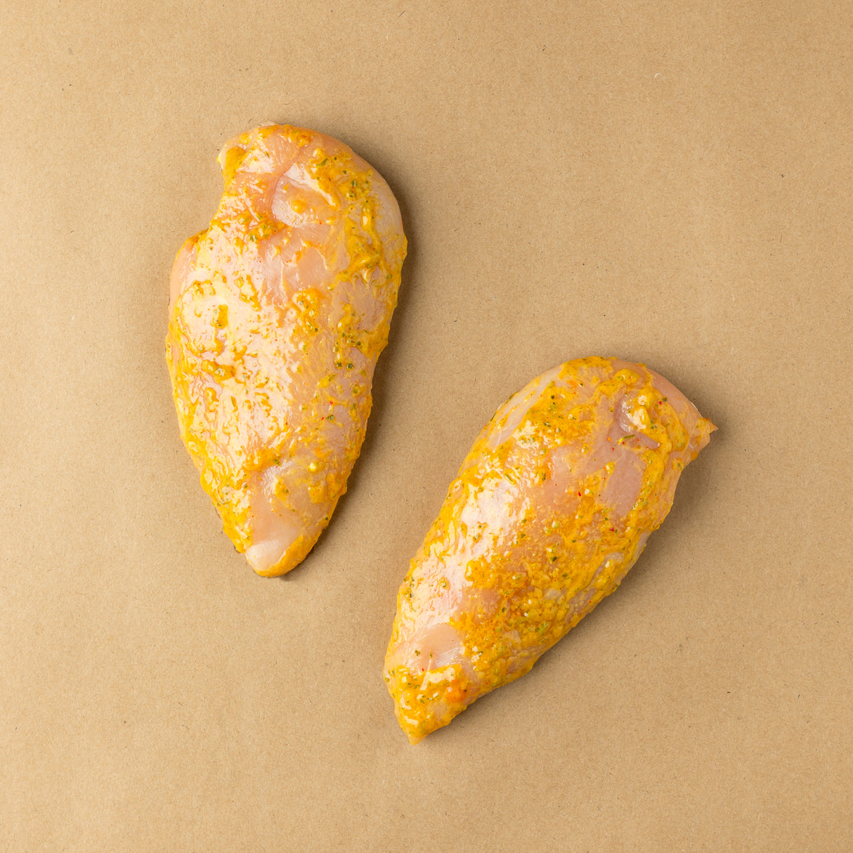 Poitrines de poulet de grain du Québec marinées