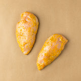 Poitrines de poulet de grain du Québec marinées
