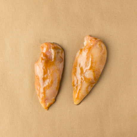Poitrines de poulet de grain du Québec marinées