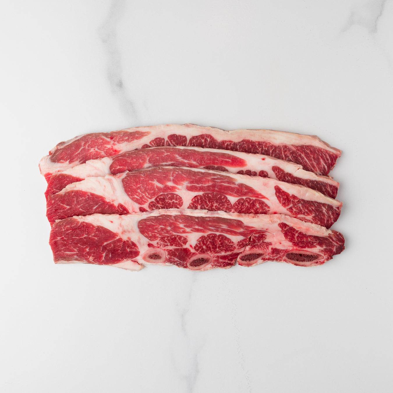 Short ribs (côtes courtes) de bœuf coupées à la coréenne IPE (Prime)