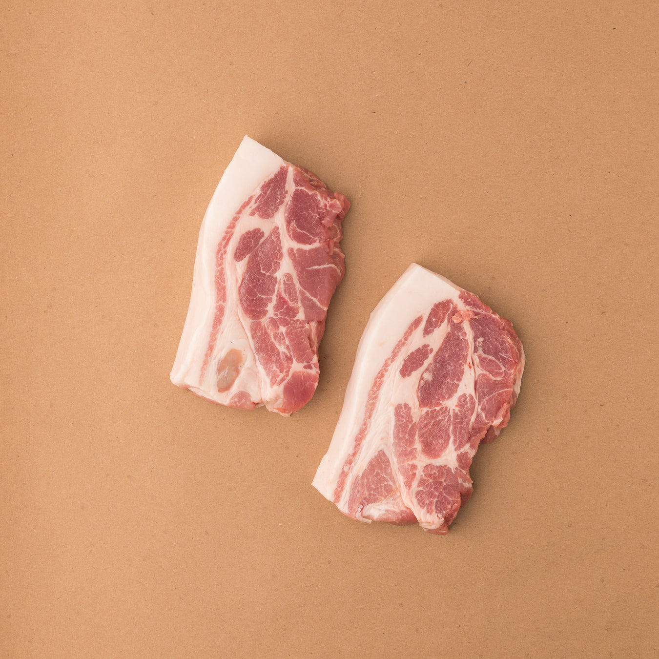 2 Pork Shoulder Steaks Beaurivage from Quebec