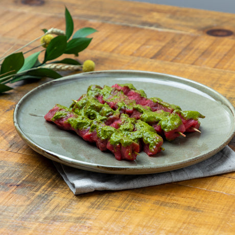 Brochettes de boeuf du Québec marinées