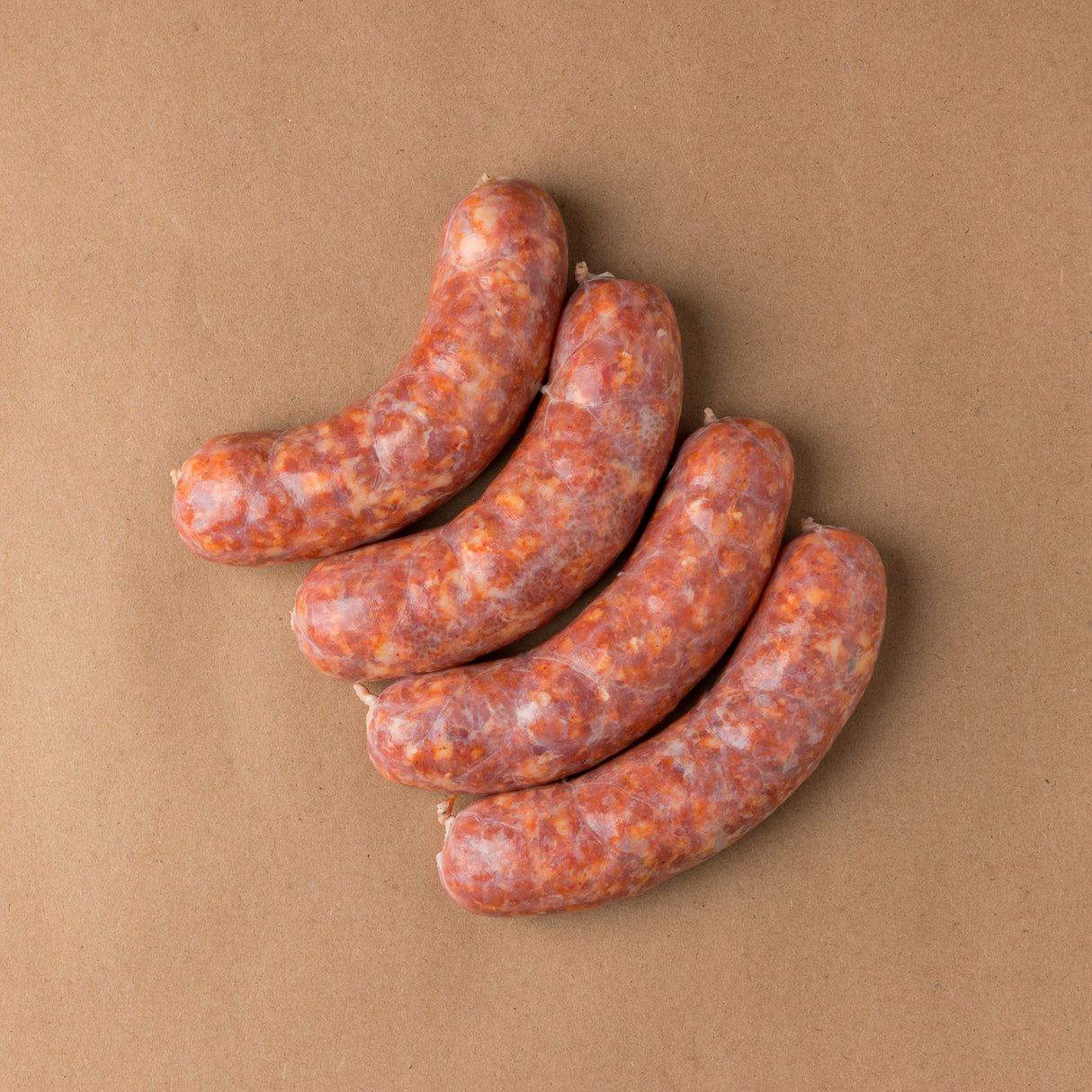 Saucisses italiennes douces maison faites de porc Beaurivage du Québec