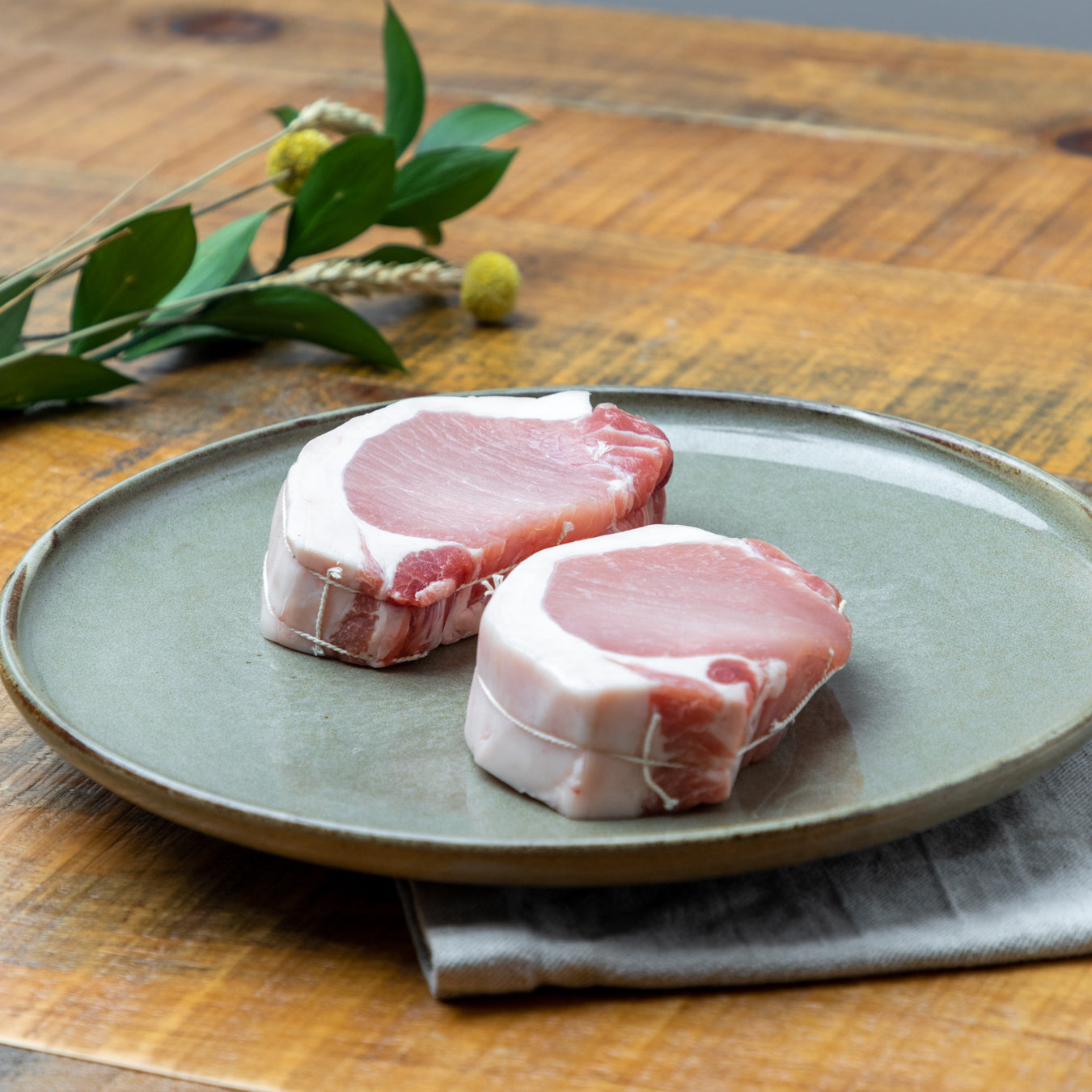 2 Pork loin medallions Beaurivage from Quebec